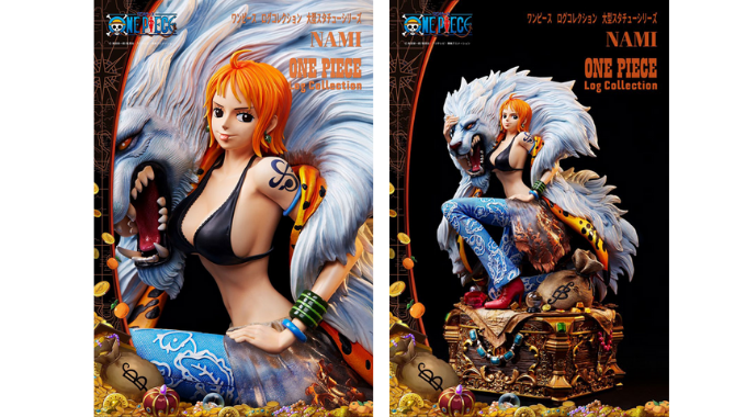 大型スタチュー フィギュア アニメ One Piece のdvdシリーズ One Piece Log Collection よりシリーズ第5弾 ナミが登場 お得情報館 韋駄天