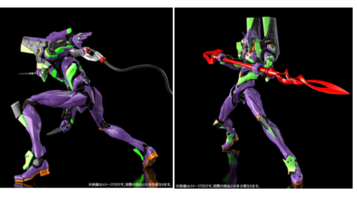 ＲＧ 汎用ヒト型決戦兵器 人造人間エヴァンゲリオン 初号機（シン・エヴァンゲリオン劇場版）特徴的な色合いを成形色で再現し、カシウスの槍が新たに付属。